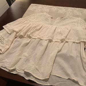 LOFT Layered Lace Top